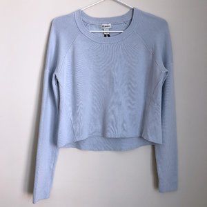 Dynamite Crewneck Knit Sweater Baby Blue